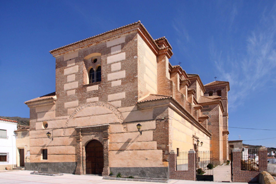 la iglesia de la encarnacion en laujar de andarax la alpujarra de almeria